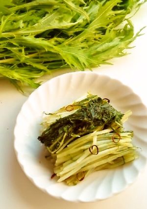 ☺水菜を大量消費☆簡単♪水菜の浅漬け☺-レシピのメイン写真