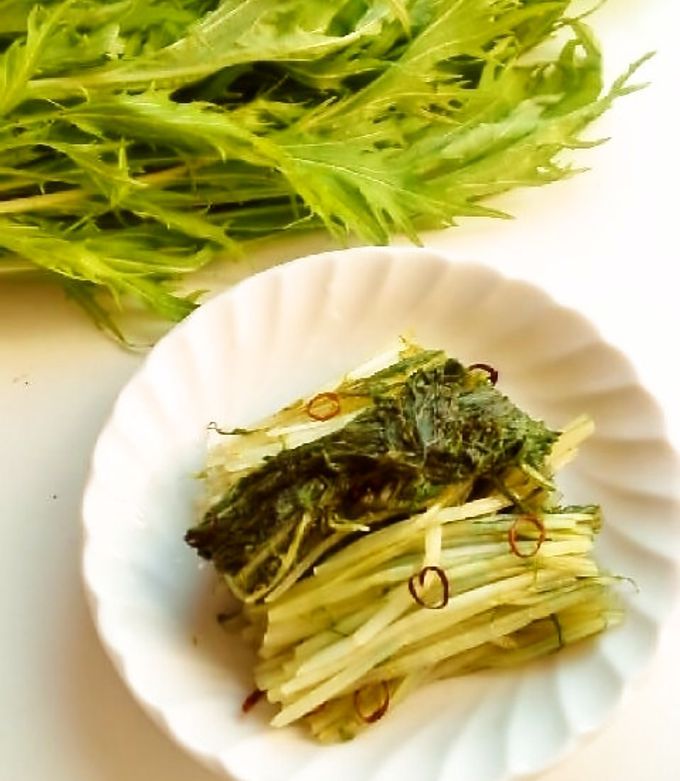 ☺水菜を大量消費☆簡単♪水菜の浅漬け☺ by hirokoh 【クックパッド