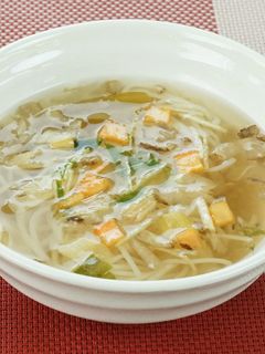 簡単★しょうがスープであったかにゅうめん-レシピのメイン写真