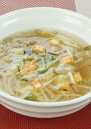 簡単★しょうがスープであったかにゅうめん-レシピのメイン写真