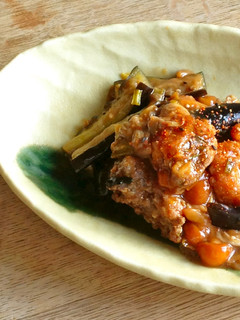 和美食 きのこたっぷり鶏肉となすの炒め物-レシピのメイン写真