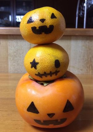 ハロウィンに☆みかんかぼちゃ by AtsukoCafe 【クックパッド】 簡単