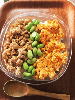 息子が大好き(^-^)三色丼弁当-レシピのメイン写真