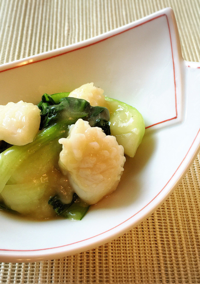 イカと青梗菜のあっさり炒め-レシピのメイン写真