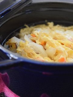 面取り大根の切れ端で卵とじ-レシピのメイン写真