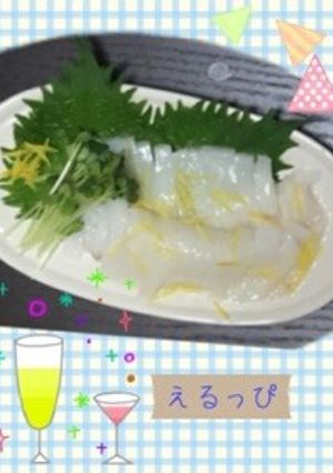 イカ刺しの美味しい食べ方-レシピのメイン写真