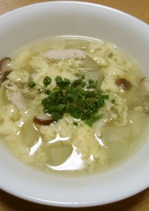 15分でできる冬瓜の中華風スープ-レシピのメイン写真