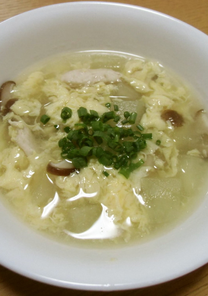 15分でできる冬瓜の中華風スープ-レシピのメイン写真