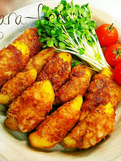 ビールに合うっ♪肉巻きポテトの唐揚げ-レシピのメイン写真
