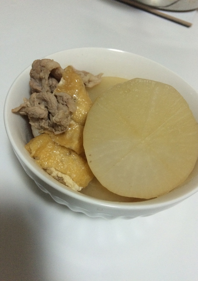 一人暮らしの大根の煮付け-レシピのメイン写真