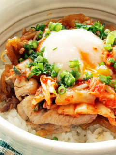 簡単☆温たま豚丼-レシピのメイン写真
