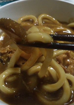 昨夜のとん汁リメイク☆カレーうどん☆-レシピのメイン写真