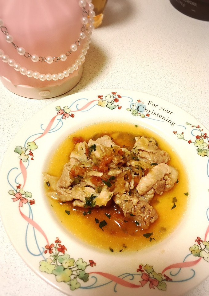 簡単！豚肉のみぞれ煮風-レシピのメイン写真