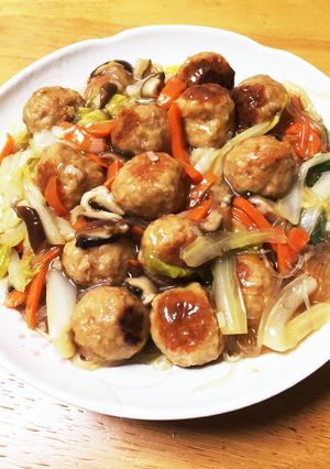 白菜と肉だんごの中華風うま煮-レシピのメイン写真