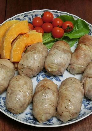 簡単！フレンチ風豚薄切り肉のオーブン焼き-レシピのメイン写真