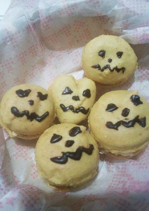 かぼちゃのハロウィンマカロン-レシピのメイン写真
