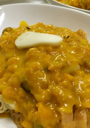 南瓜クリームパスタ-レシピのメイン写真