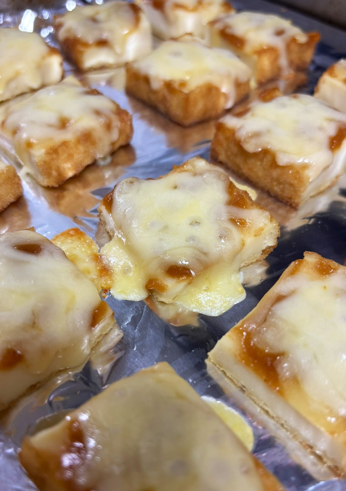 簡単！おつまみ！厚揚げの味噌チーズ焼き-レシピのメイン写真