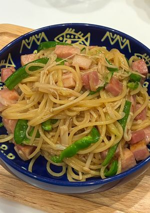 簡単！ベーコンときのこのワンパン和風パスタ！-レシピのメイン写真