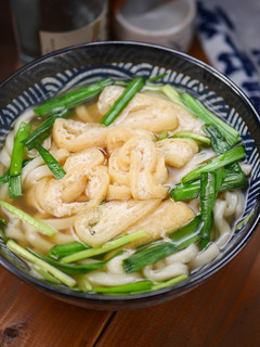 行列うどんそば🍜あげとニラのきざみうどん-レシピのメイン写真