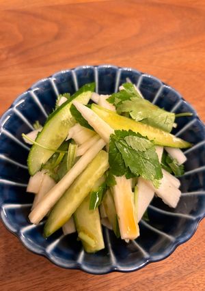 長芋と三つ葉のポン酢サラダ-レシピのメイン写真