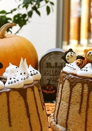 Ｈａｌｌｏ　Ｗｅｅｎシフォンケーキ-レシピのメイン写真