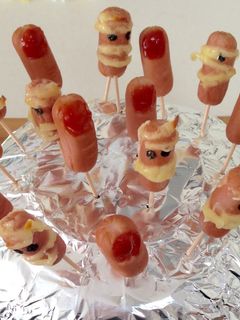 指ソーセージとミイラソーセージ-レシピのメイン写真