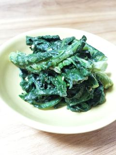 春菊のごま味噌和え-レシピのメイン写真