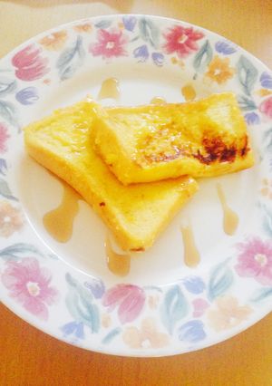 パンと材料3つで簡単！フレンチトースト-レシピのメイン写真