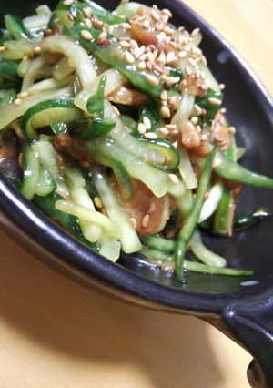 鶏蒲きゅうりの箸休め-レシピのメイン写真