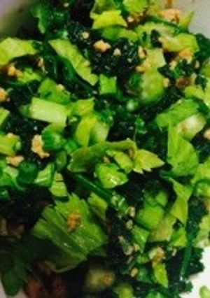 缶詰とパセリセロリでパクチーサラダに変身-レシピのメイン写真