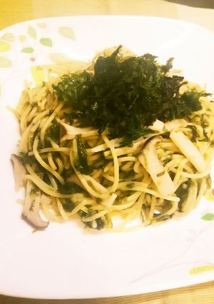 海苔とエリンギDE和風ワンポットパスタ♪-レシピのメイン写真