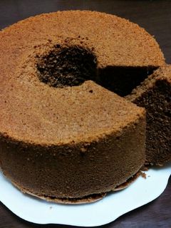 ふんわり♪濃厚チョコシフォンケーキ-レシピのメイン写真