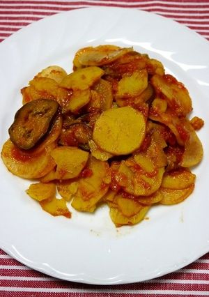 さつまいもと茄子大根のトマト甘煮-レシピのメイン写真