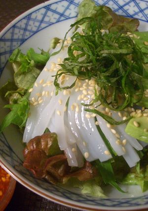 いかとアボカドのまぜまぜ甘辛丼♪-レシピのメイン写真