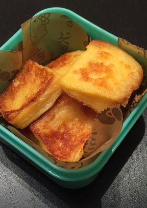 1歳5ヶ月保育園おやつ フレンチトースト-レシピのメイン写真