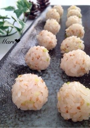 おつまみにも♩中華風☆一口まんまる寿司-レシピのメイン写真