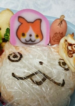 ジバニャンウィスパー弁当-レシピのメイン写真
