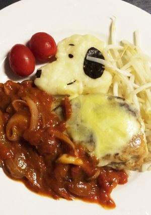 付け合せに♪マッシュスヌーピーポテト-レシピのメイン写真
