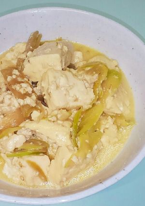 ザーサイ･豆腐･セロリのマヨネーズ炒め-レシピのメイン写真