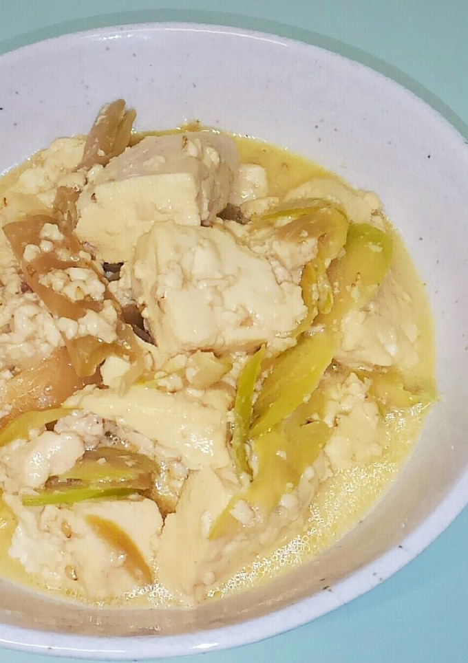 ザーサイ･豆腐･セロリのマヨネーズ炒め-レシピのメイン写真