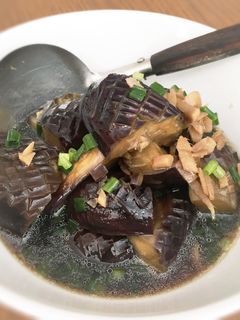 太白胡麻油でナスの煮浸し-レシピのメイン写真