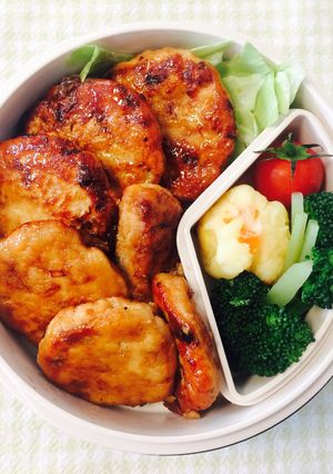 【30分弁当】つくね甘辛照り焼き-レシピのメイン写真