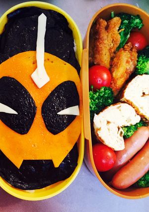 仮面ライダー ゴースト キャラ弁-レシピのメイン写真