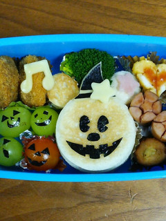 ハロウィンミッキーサンドイッチ☆キャラ弁-レシピのメイン写真