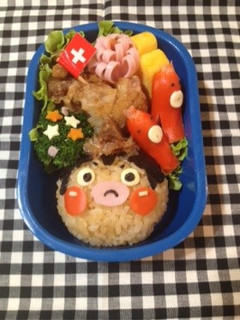 妖怪ウォッチのキャラ弁たこやっ鬼-レシピのメイン写真
