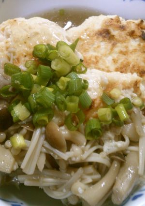簡単！海老と 豆腐のつくね♪きのこソース-レシピのメイン写真