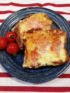 クロックムッシュのようなチーズトースト-レシピのメイン写真