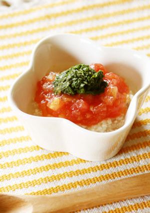 【離乳食初期】トマトと魚のふわふわ-レシピのメイン写真