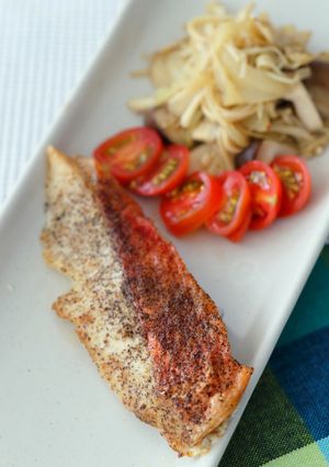 金目鯛のブラック×ブラックペッパー焼き-レシピのメイン写真